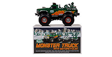 Hess Toy Trucks collectors trucks 2007 monster truck with motorcycles
