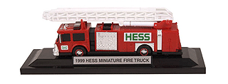 Hess Mini Toy Trucks collectors trucks 1999 fire truck