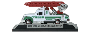 Hess Mini Toy Trucks collectors trucks 2007 rescue truck