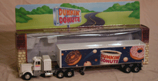 Dunkin Donuts collectible trucks 1995 Dunkin Donuts Box trailer truck