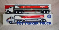 Exxon Holiday Trucks collectibles 1993 Exxon Tanker truck